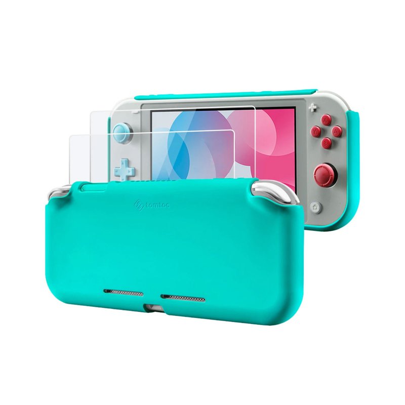 Tomtoc Silicone Case for Nintendo Switch Lite - Turquoise 1 S