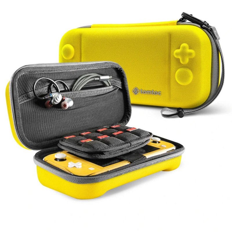 Tomtoc Travel Case for Nintendo Switch Lite (Yellow) 1 S
