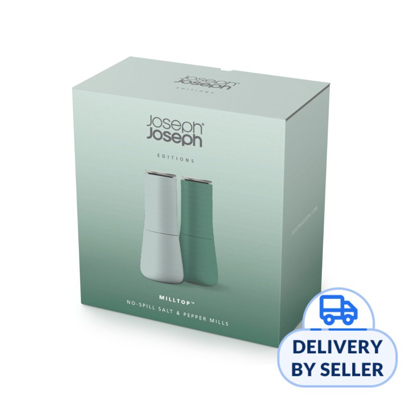 Joseph Joseph Milltop Salt & Pepper Set - Editions(Sage) 1 S