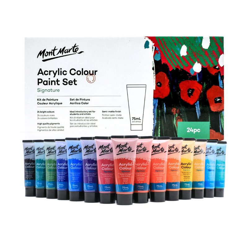 Mont Marte Acrylic Colour Paint Set x