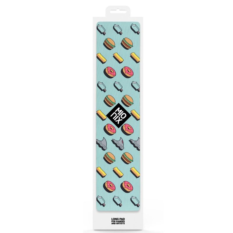 Mionix Long Pad Ice Cream Wrist Pad or Mouse Pad - Turquoise