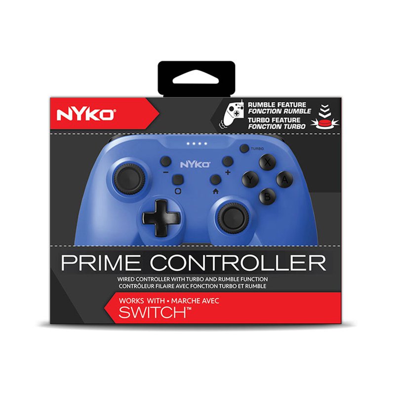 Nyko Prime Controller for Nintendo Switch - Blue (Wired) 1 S