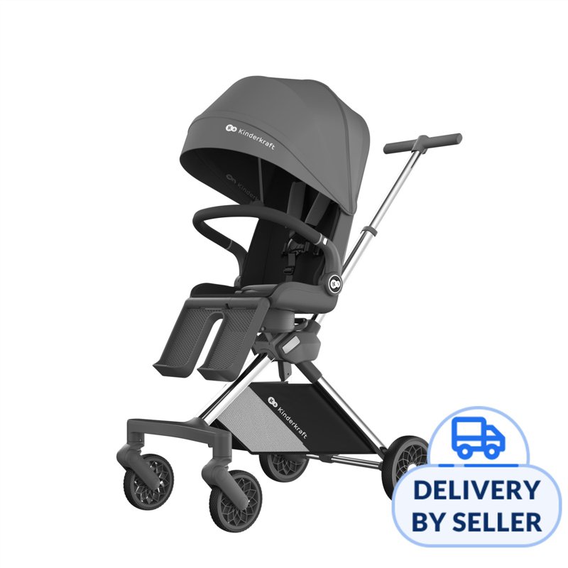 KINDERKRAFT Compact Stroller, KP1, Grey 1 S