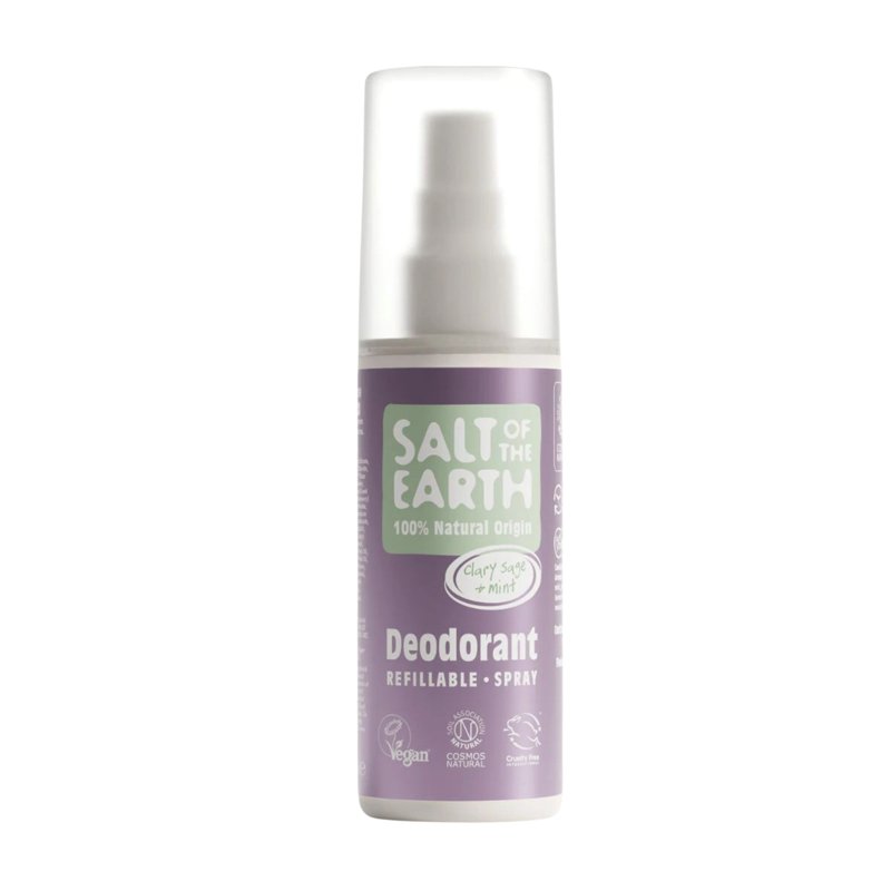 Salt Of The Earth Natural Deodorant Spray Clary Sage & Mint