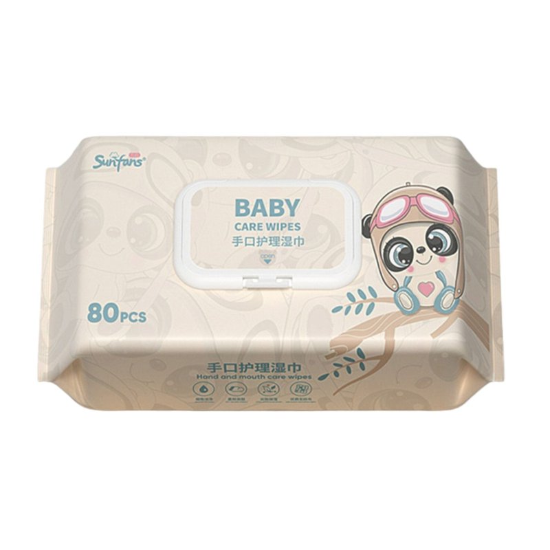 Sunfans Baby Hand and Mouth Care Wipes For Sensitive Skin 80 S