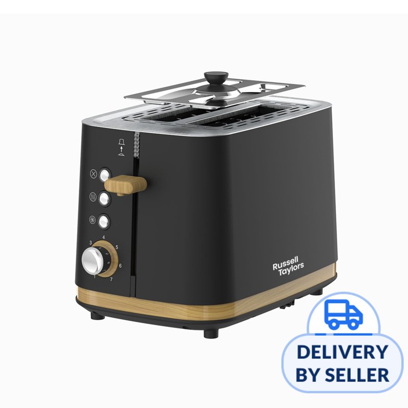 Russell Taylors Noir Series Toaster RT30 with Lid 1 S