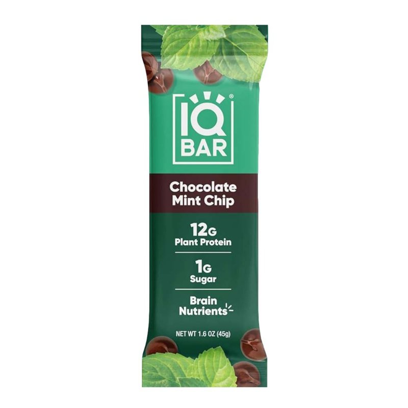 IQBar Plant Protein Bar - Chocolate Mint Chip
