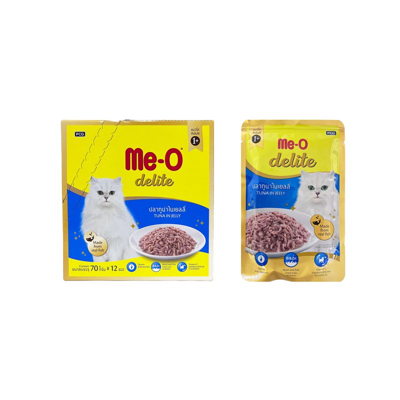 Me-O Delite Pouch Tuna In Jelly