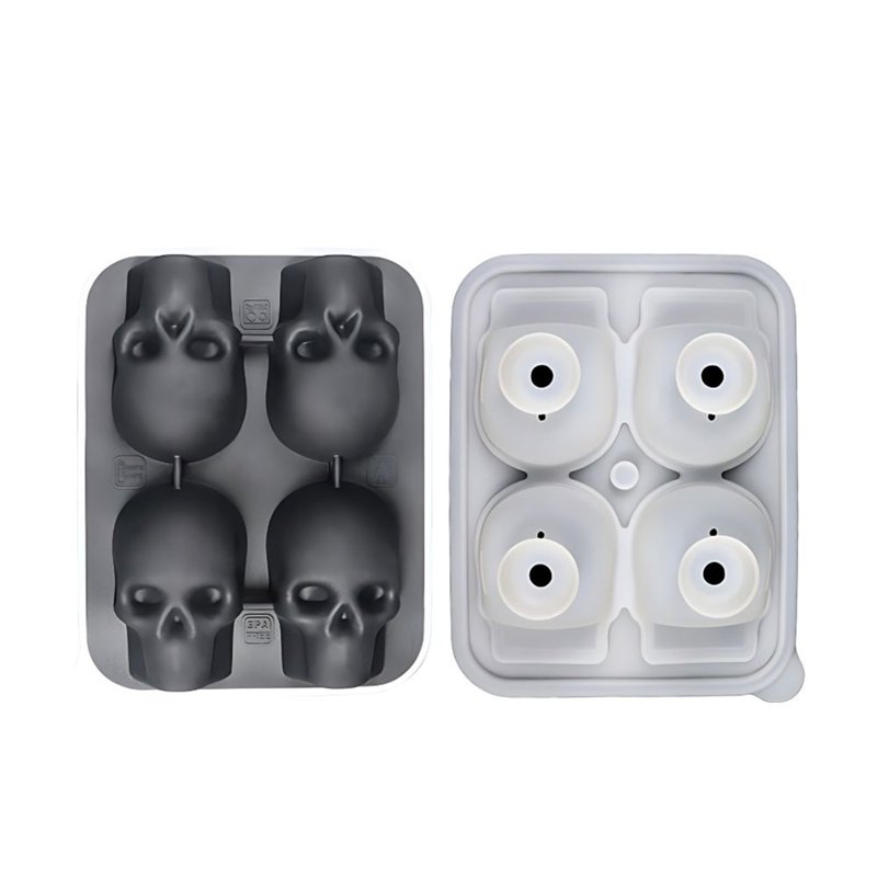 Wistech Home Silicone Ice Cube Tray - Skull 1 S
