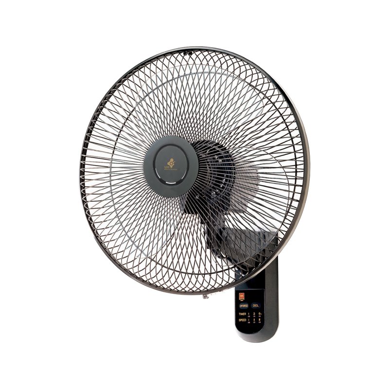 KDK 3-Speed Wall Fan with Remote Control - Black (M40MS) 1 S