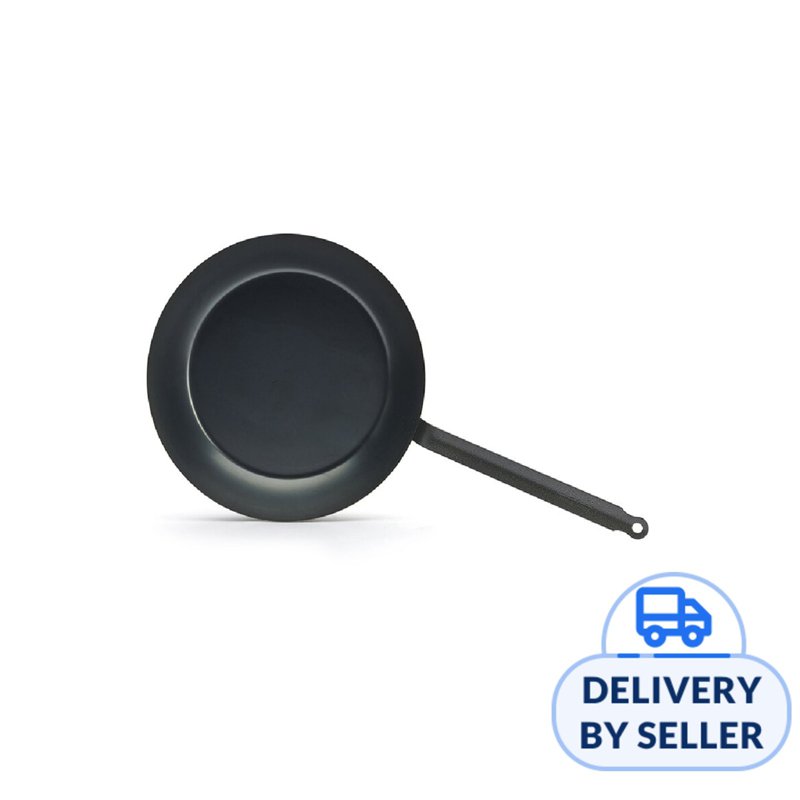 DE BUYER Blue Steel Lyonnaise Frying Pan - 24cm
