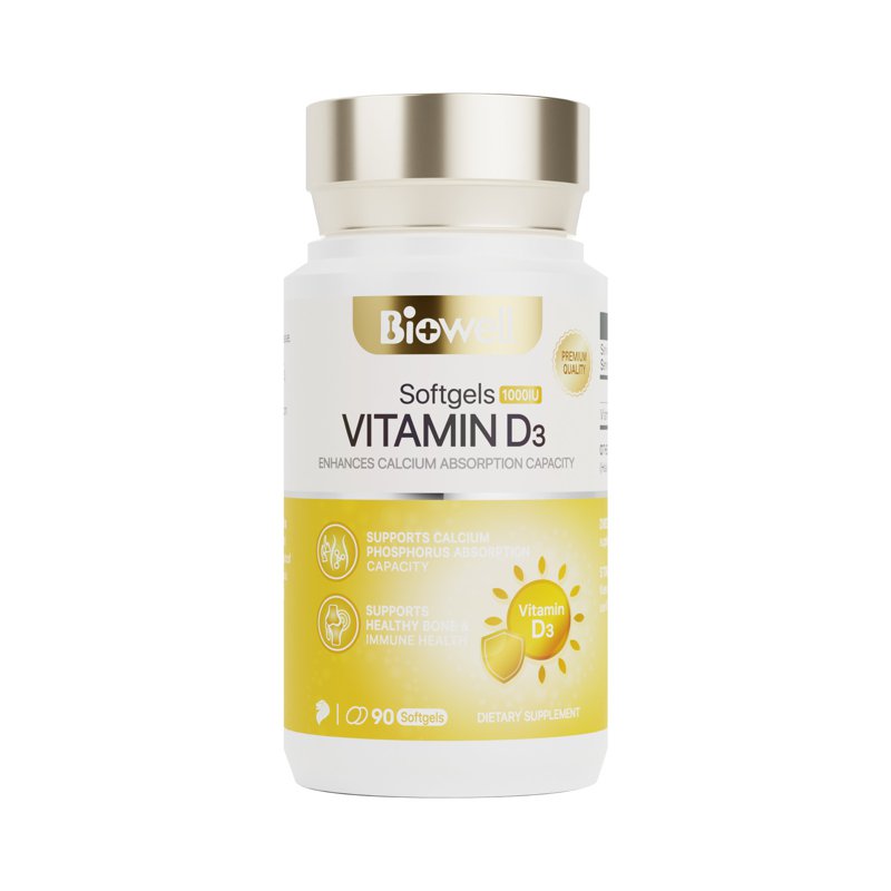 Biowell Vitamin D3 1000iu 90 S