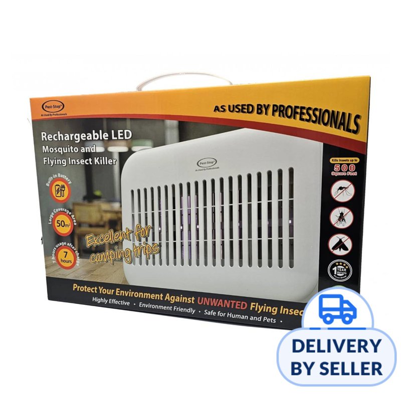 Pest Stop Rechargeable LED Mosquito & Flying Insect Killer 1 S