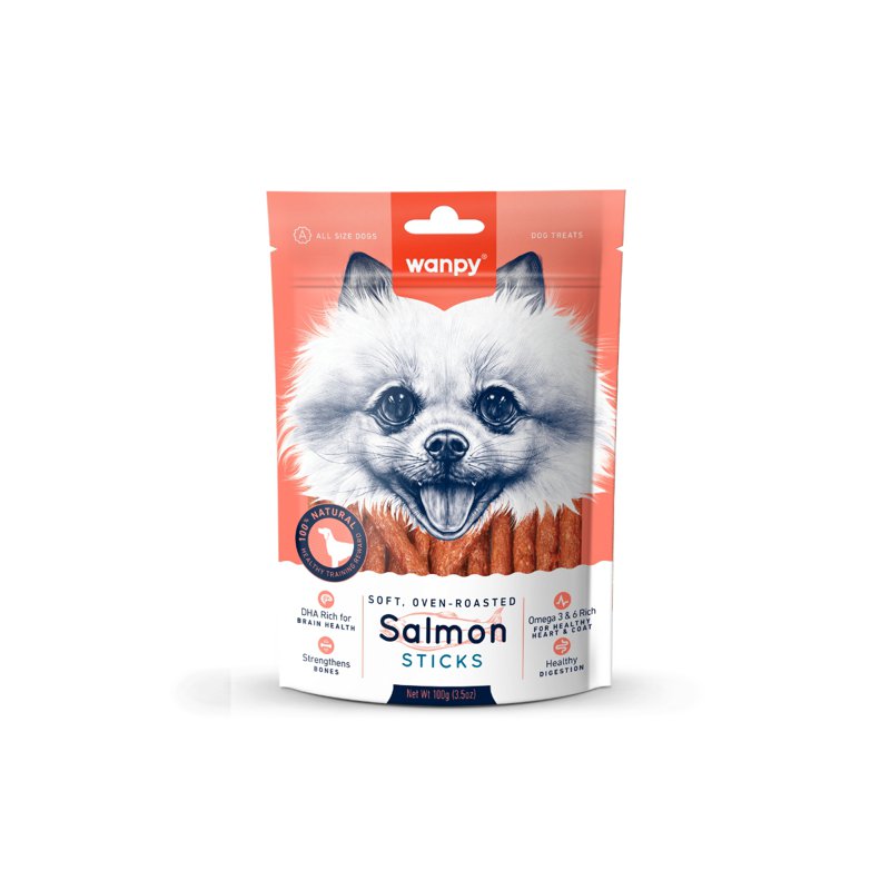 Wanpy Soft Oven-Roasted Salmon Sticks