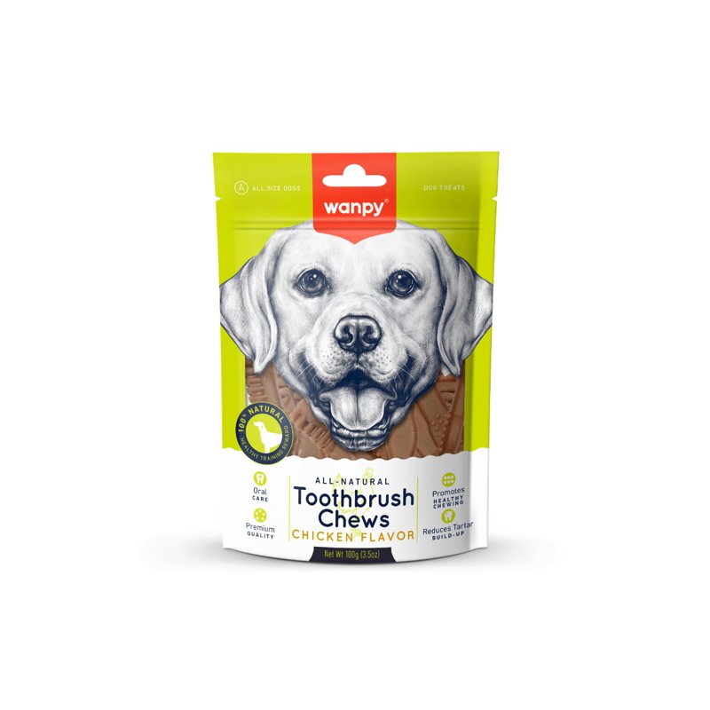 Wanpy All-Natural Toothbrush Chews Chicken