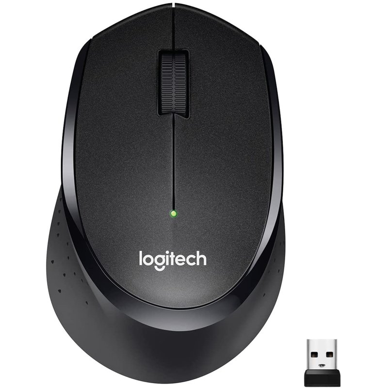 Logitech M331 Silent Plus Wireless Mouse - Black