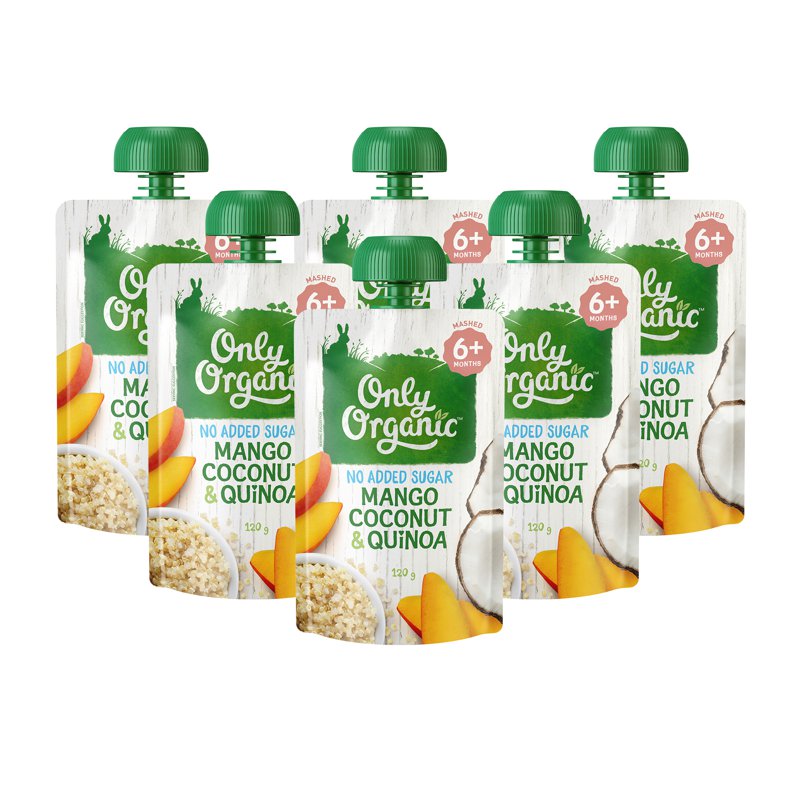 Only Organic Mango Coconut & Quinoa