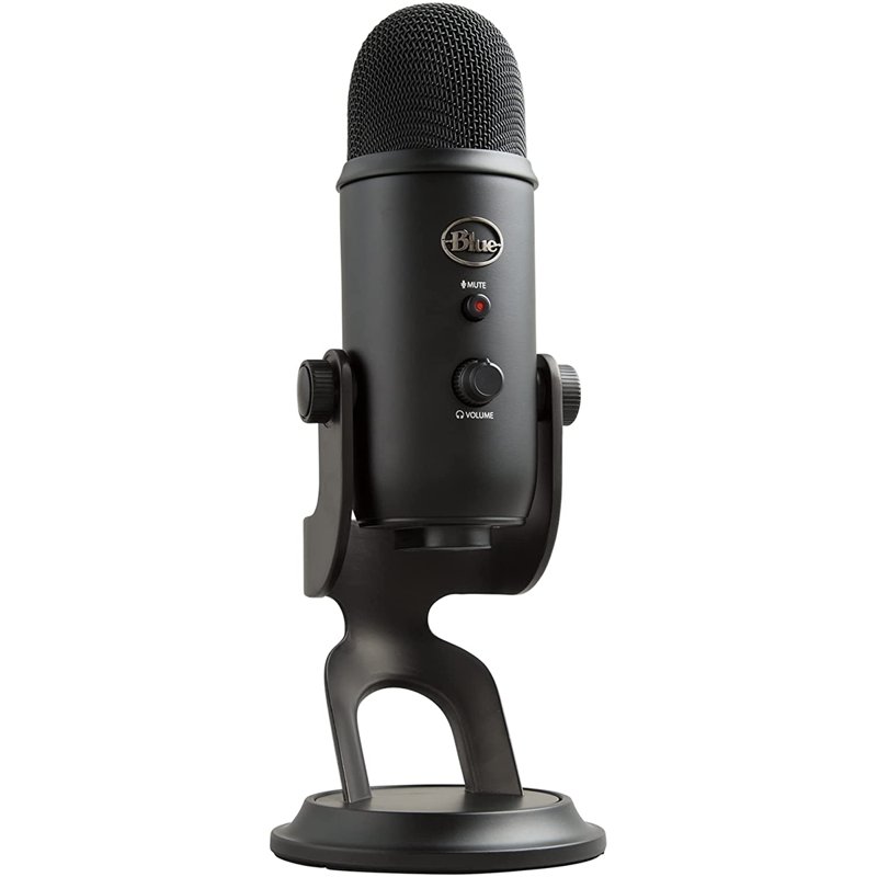 Logitech Blue Yeti Multi-Pattern USB Microphone - Blackout 1 S