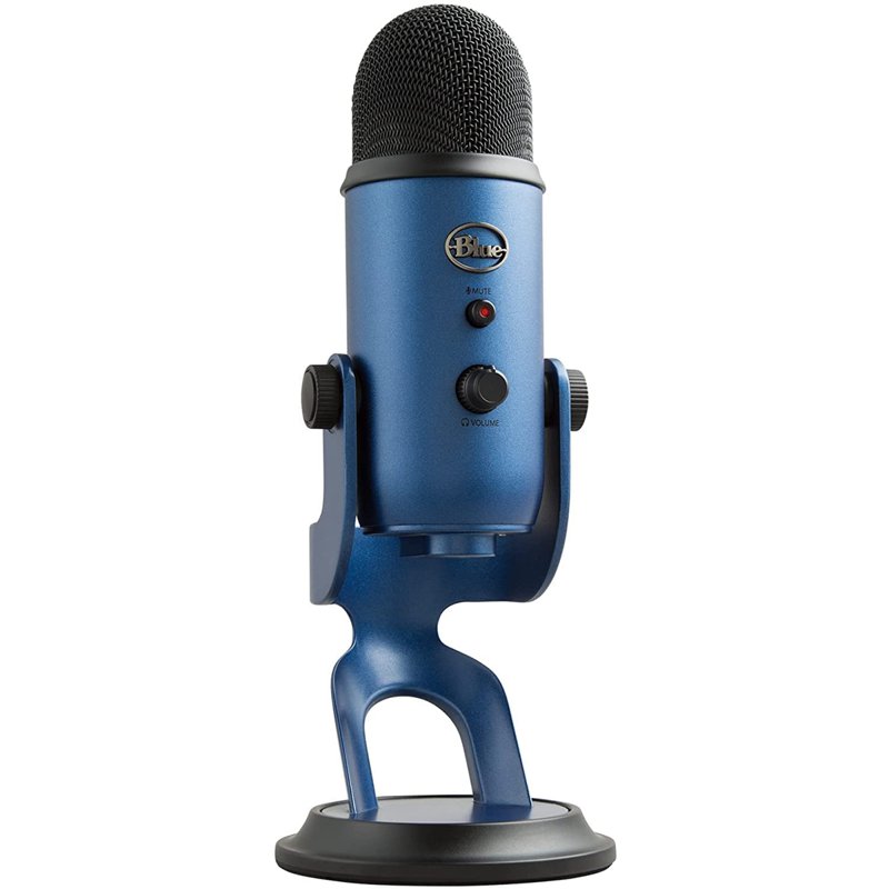Logitech Blue Yeti Premium USB Microphone - Midnight Blue 1 S