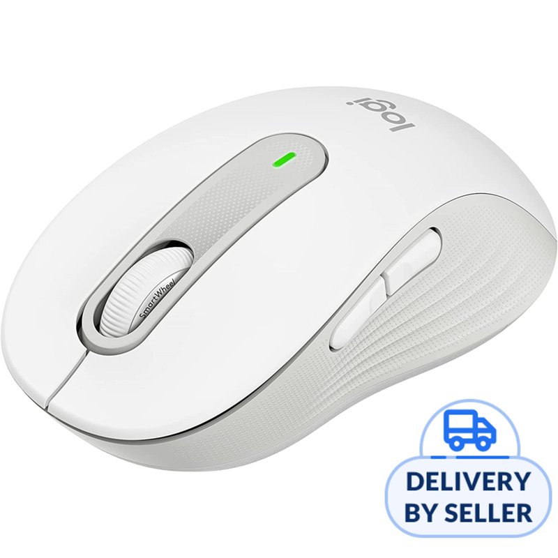 Logitech Signature M650 L Wireless Bluetooth Mouse Off-white 1 S