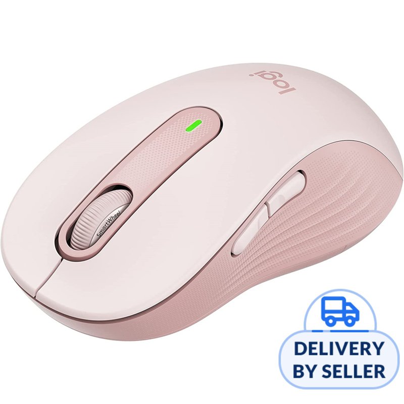Logitech Signature M650 M Wireless Bluetooth Mouse - Rose 1 S
