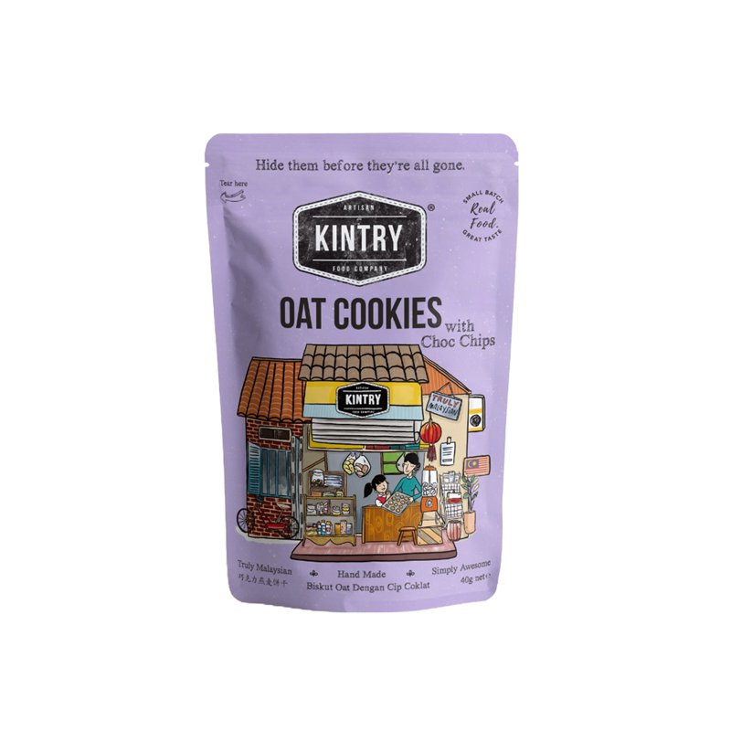 KINTRY Oat Cookies With Choc Chips