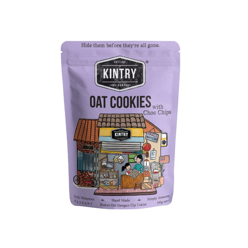 KINTRY Oat Cookies With Choc Chips