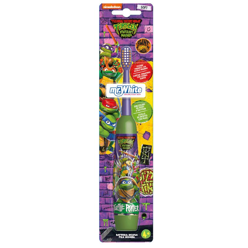 Mr White Ninjia Turtles Battery-Powered Toothbrush 1 S