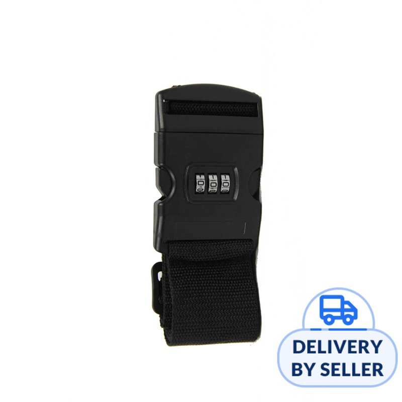 Sécurisé Luggage Strap with Number Combination Lock - Black 1 S