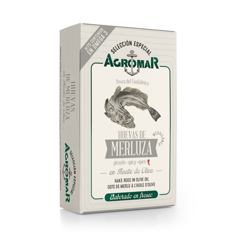Agromar Wild Hake Roes In Olive Oil 100 G