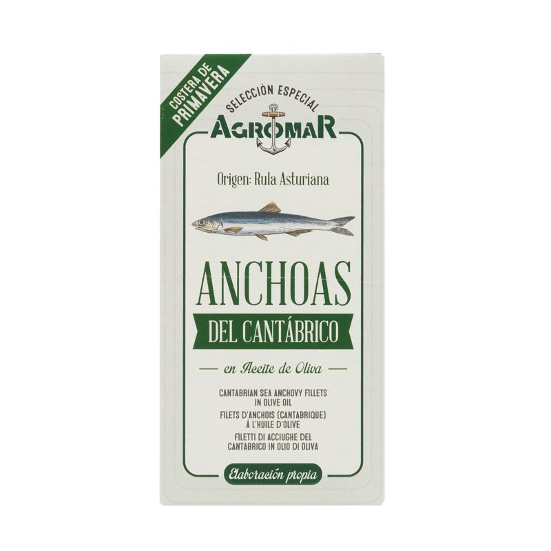 Agromar Anchovy Fillets In Olive Oil 50 G