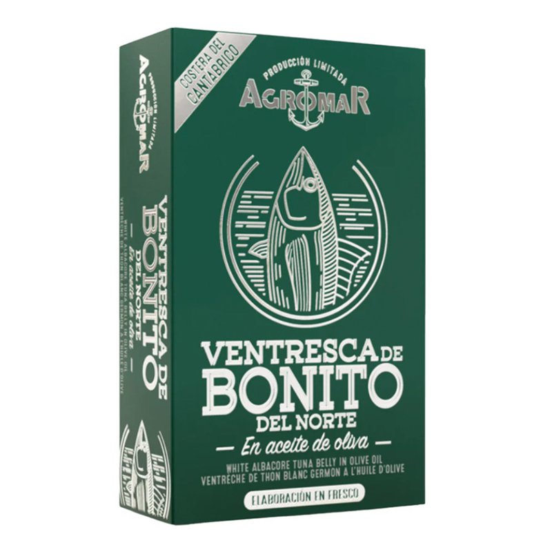Agromar White Tuna Belly In Olive Oil 115 G