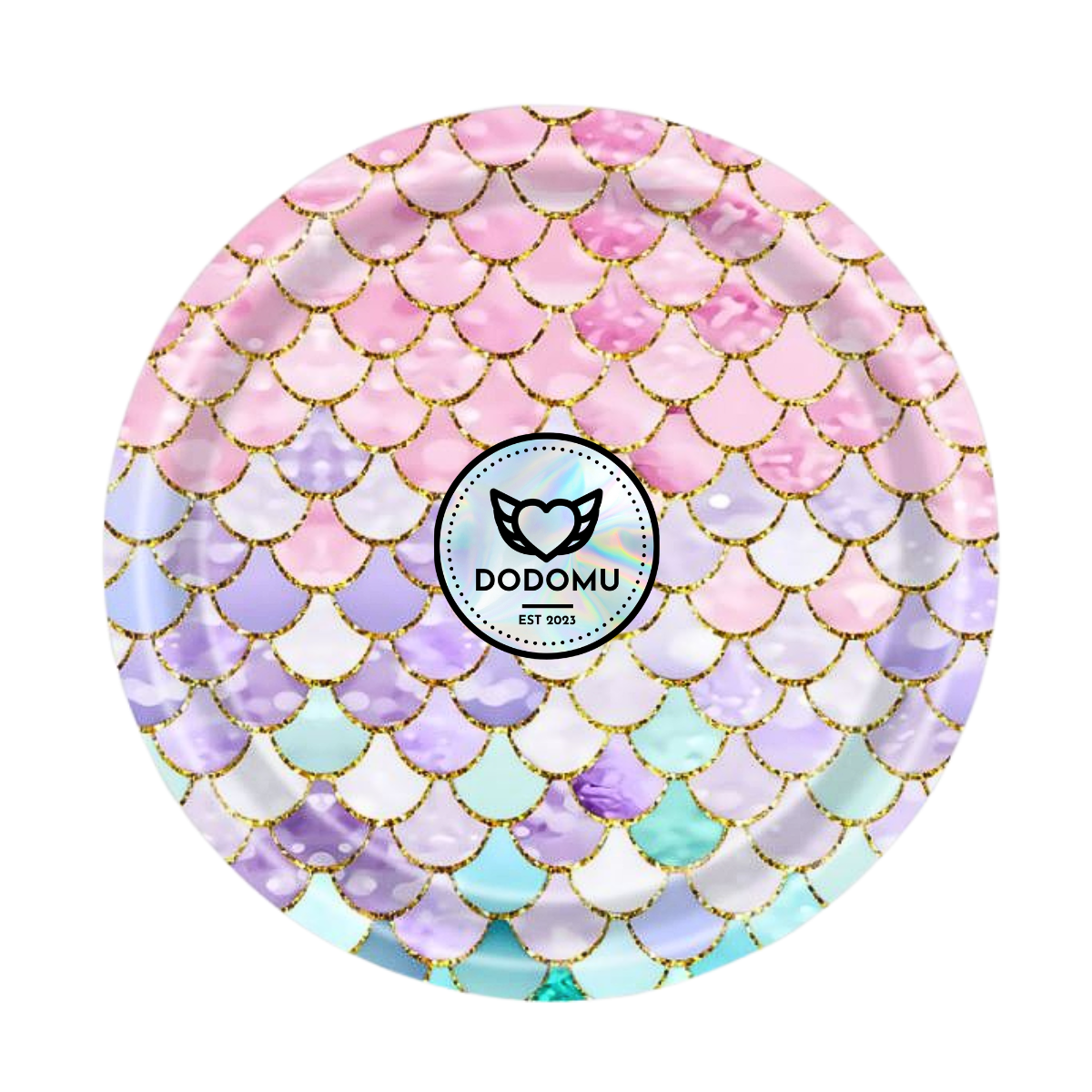 Dodomu Mermaid Party 9 Inch Paper Plates 10 S
