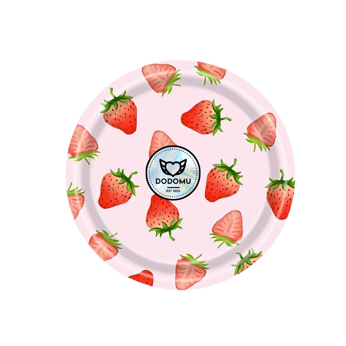Dodomu Strawberry Party 7 Inch Paper Plates 10 S