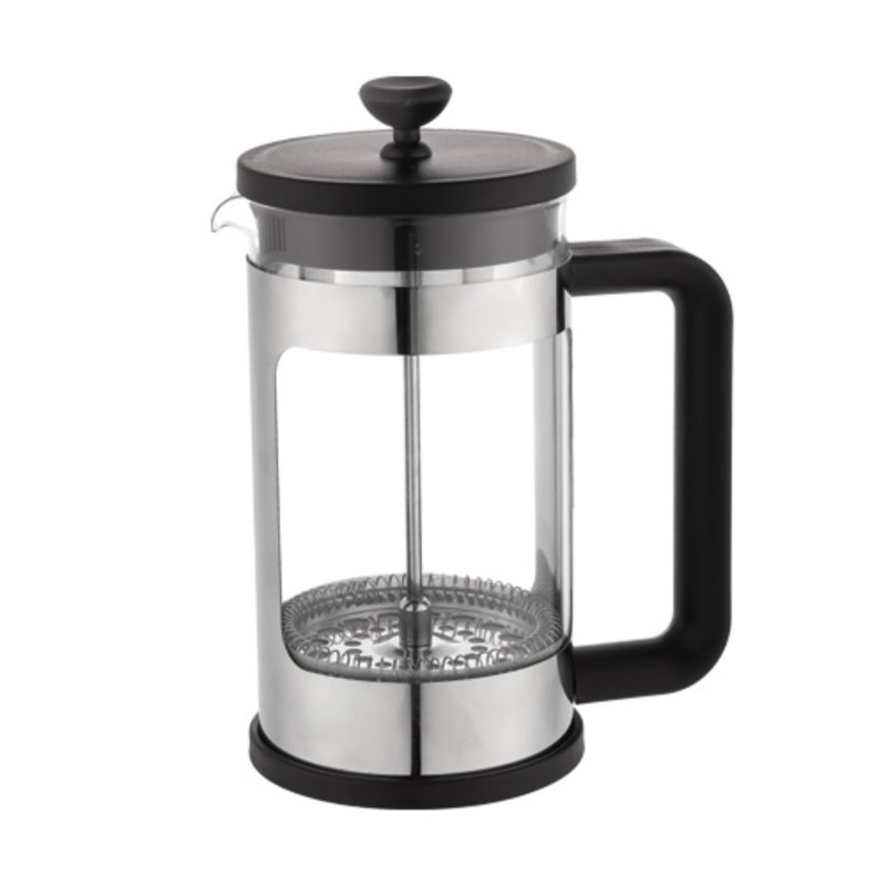 ARAMORO Glass Coffee Plunger W Pp Handle & Lid