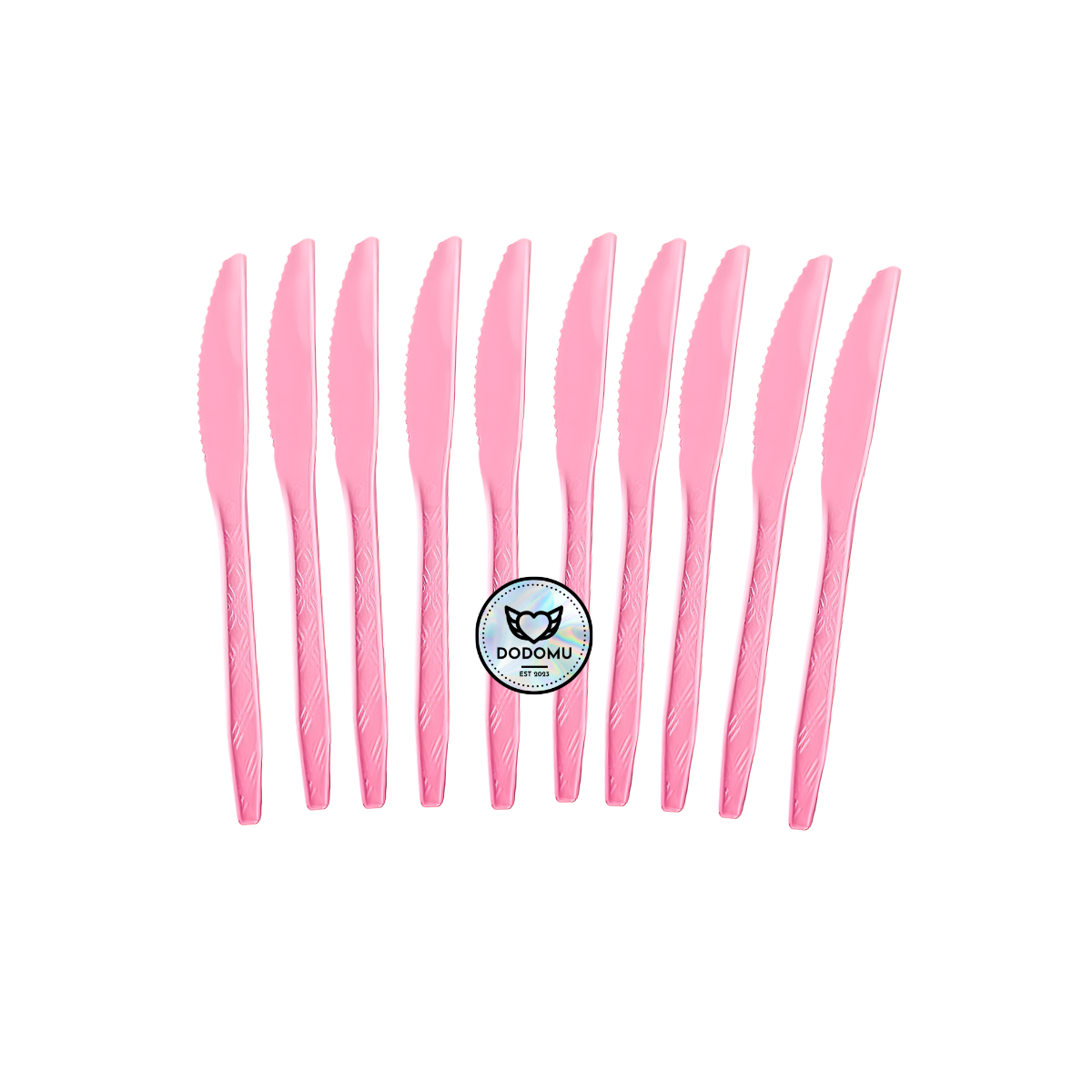Dodomu Disposable Plastic Knife - Pink 10 S