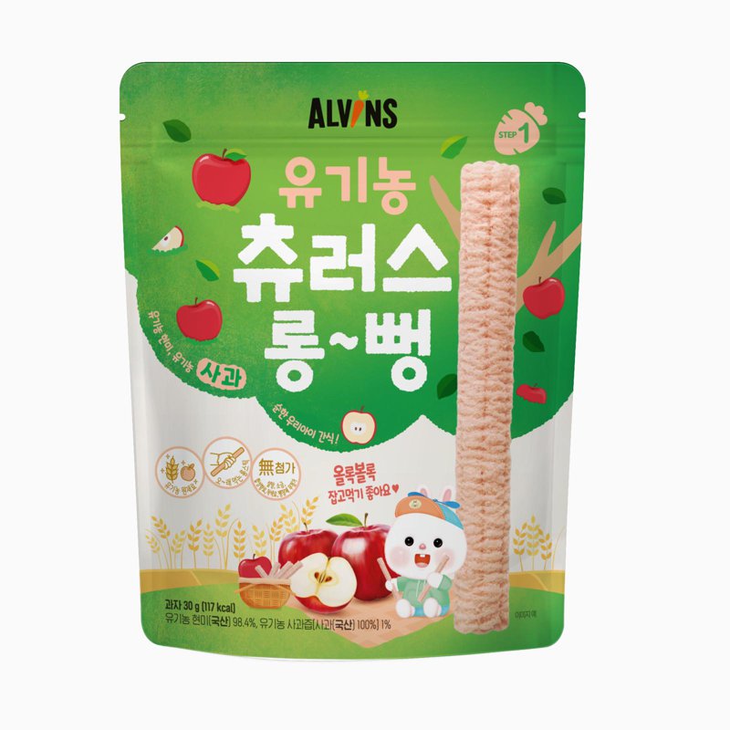 Alvins Baby Churro Sticks - Apple
