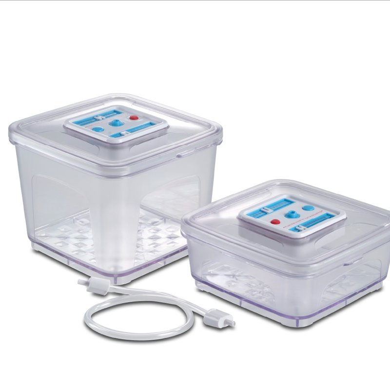 Solis Vacuum Quadratic Containers, Set