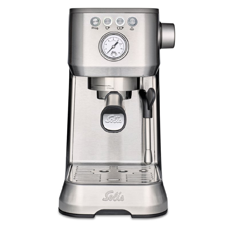 Solis Stainless Steel Barista Perfetta Plus Coffee Machine 1 S