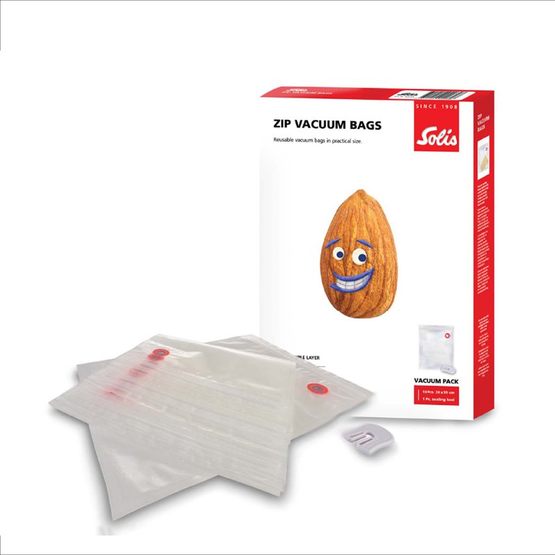 Solis Vacuum Zipper Bags 26 x 35cm 1 S