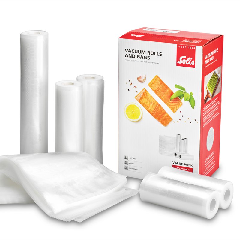 Solis Vacuum Bags And Rolls Value Pack 1 S