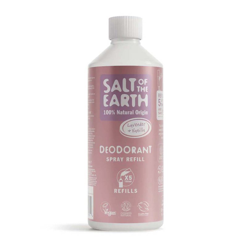 Salt Of The Earth Deodorant Spray Refill Lavender Vanilla