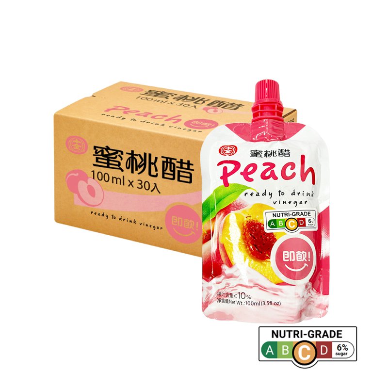 Shih Chuan Vinegar Drink - Peach (Ctn)