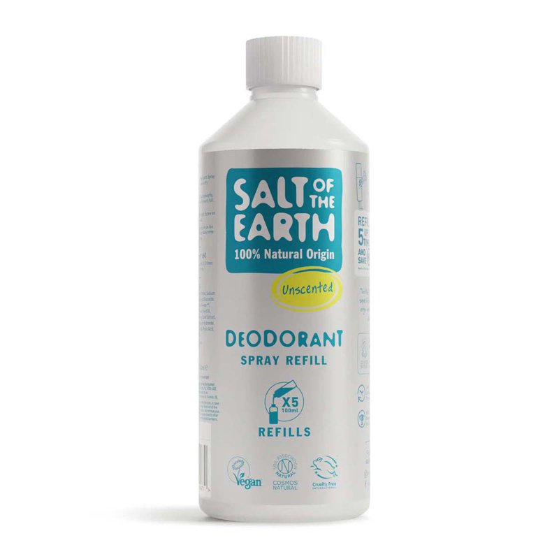 Salt Of The Earth Natural Deod Spray Refill Unscented