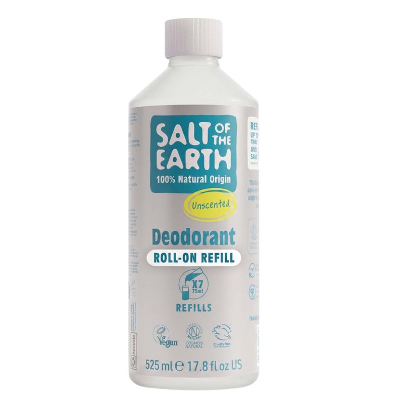 Salt Of The Earth Natural Deod Roll-On Refill Unscented