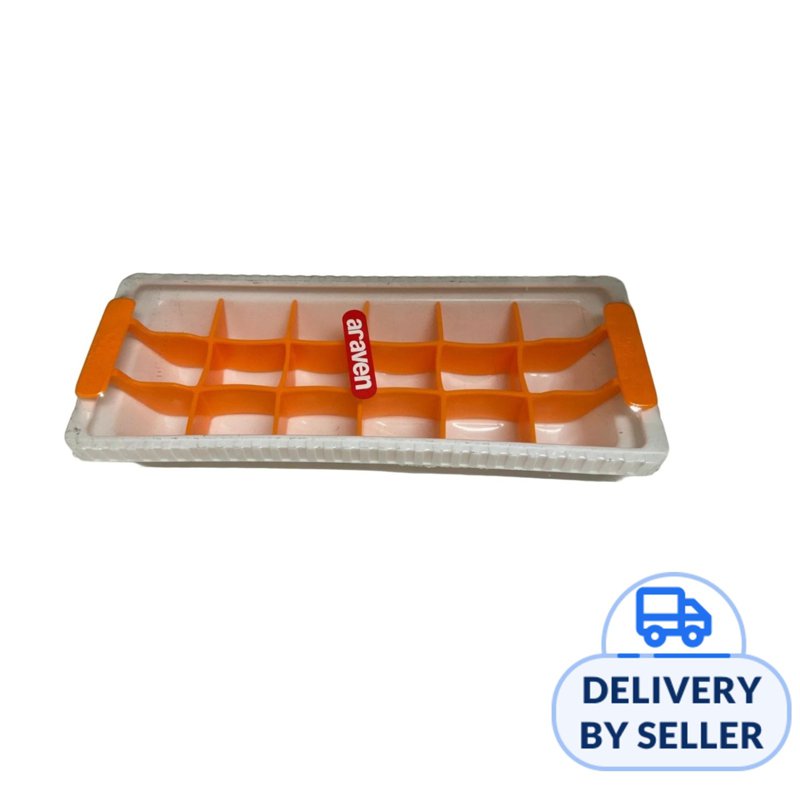 Araven Ice Cube Tray 18 cube - Orange 1 S