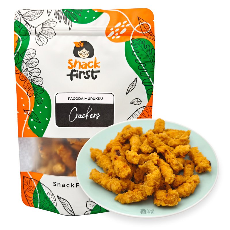 SnackFirst Pagoda Murukku Crackers (Deepavali Special)