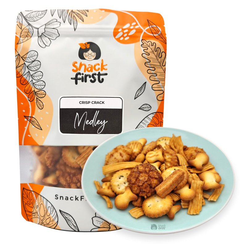 SnackFirst Crisp Crack Medley (Salted Crackers Snacks)