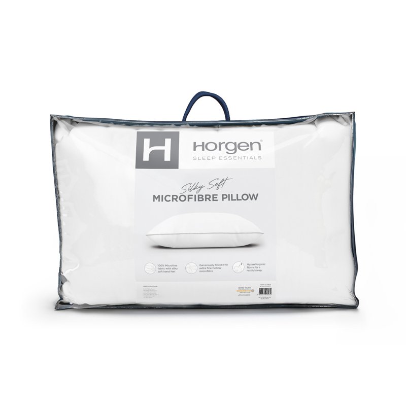 HORGEN Silky Soft Sleep Essentials Microfibre Pillow