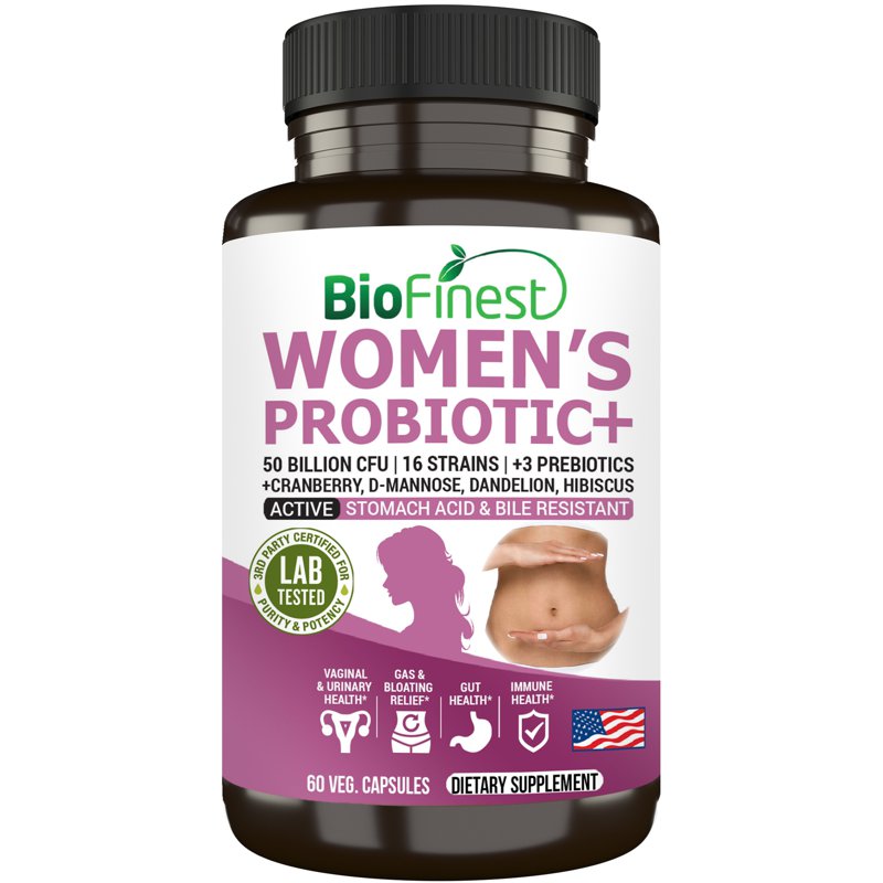 Women Probiotic 50 Billion CFU Vagina Flora pH Odor Balance 60 S